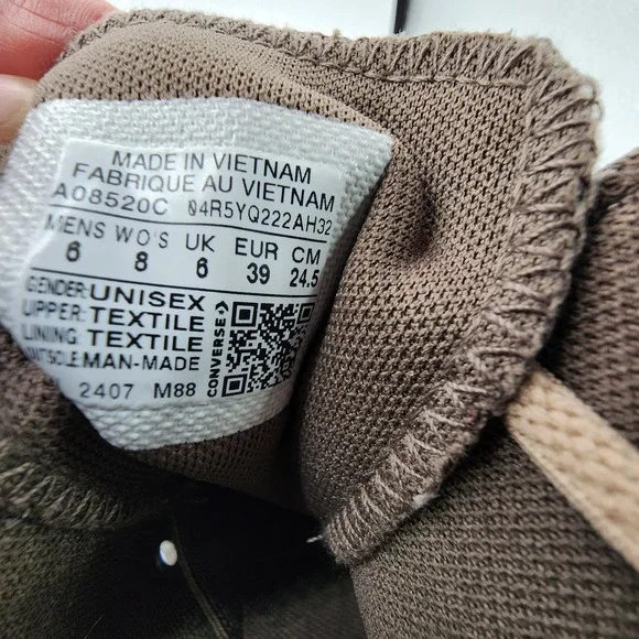 Converse Chuck Taylor All Star CX EXP2 Mens 6 / Womens 8 Cargo Truffle NEW - Picture 10 of 13